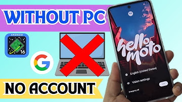 NO PC - ALL Motorola frp bypass, Account Google Remove Without pc ANDROID 16 - 15