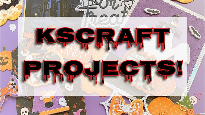 Halloween projects! Featuring KSCraft dies and stamps 👻🎃
