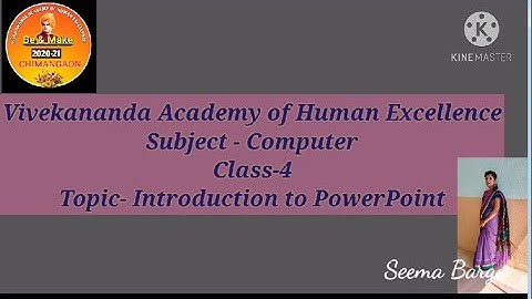 Class -4 Computer 5 PowerPoint Part 1