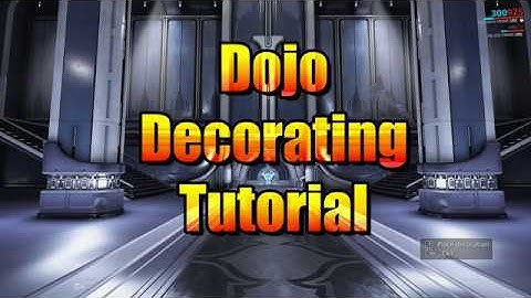 Dojo Decorating Tutorial