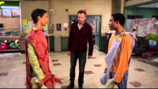 Community S03E14 Lucky no-one grabbed Jeff's sarcastically created imaginary friendship hats