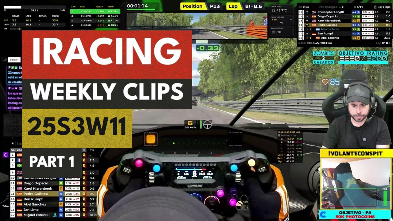 iRacing Weekly Clips – Season 3 Week 11 (2025) | Part 1