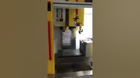 VMC850 with 5 Axis is under testing