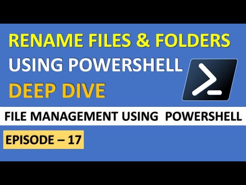 Rename Files & Directories // EP 17 // Efficient & Automatic File ...