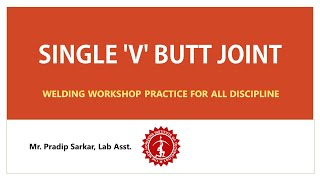 SINGLE 'V' BUTT JOINT