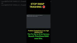 The "Hidden" Linux Setting that’s Slowing Down Your Apps 🐌 #linux #server #performance