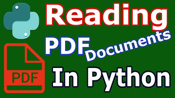 How To Read PDF Documents In Python