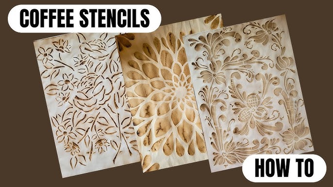 How to Cut Your Own Stencils (And Use Them With Coffee!!) - YouTube how-to-cut-your-own-stencils-and-use-them-with-coffee-youtube