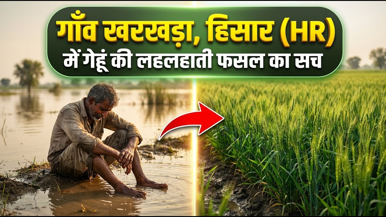 आँखों देखी रिपोर्ट: गाँव खरखड़ा, हिसार (हरियाणा) में गेहूं की लहलहाती फसल का सच | Village Kharkhara