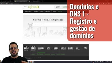 Domínios e DNS 1 - Registro e gestão de domínios