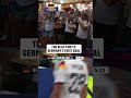 A quick start for Germany and these fans were loving it 🇩🇪