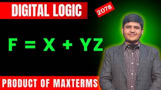 Express the Boolean function F = x + yz as product of maxterms(POS) BSc.CSIT First Sem Digital Logic