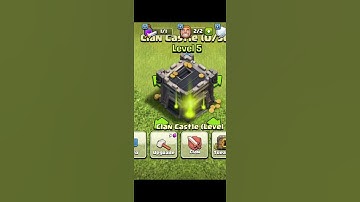 Clan castle level 1 to max. #clashofclans