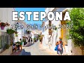 Estepona Old Town - Walking Tour in July 2020, Malaga, Costa del Sol, Spain [4K]