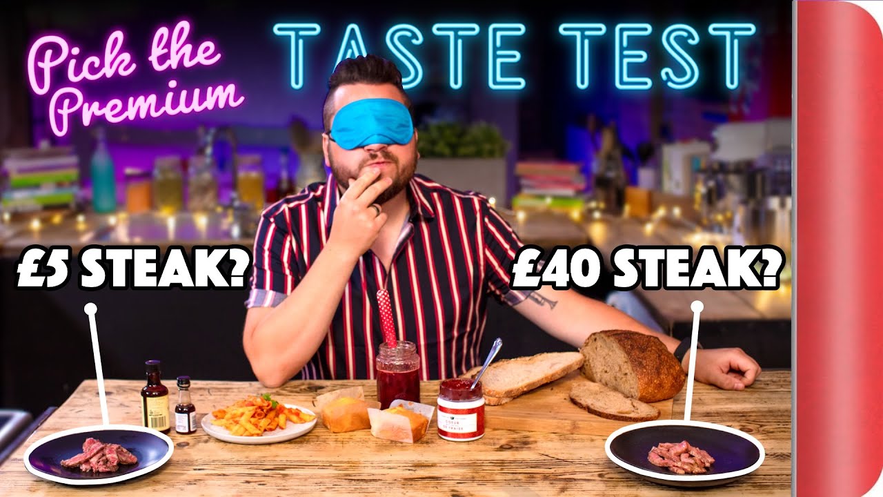 Blind Tasting PREMIUM Ingredients vs BUDGET Ingredients | Where Best to Spend Your Money? Ep. 2 | Sorted Food