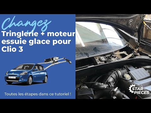 Moteur Avant Voiture Moteur Essuie-glace Avant Renault Clio 3 - Avec Tringlerie - Références 8200268931 7701061590 Pièce Auto Clio III Moteur Avant Voiture Moteur Essuie-glace Avant Renault Clio 3 - Avec Tringlerie - Références 8200268931 7701061590 Pièce Auto Clio III