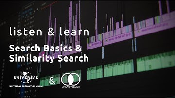 Listen & Learn Webinar: Search Basics & Similarity Search | Universal Production Music