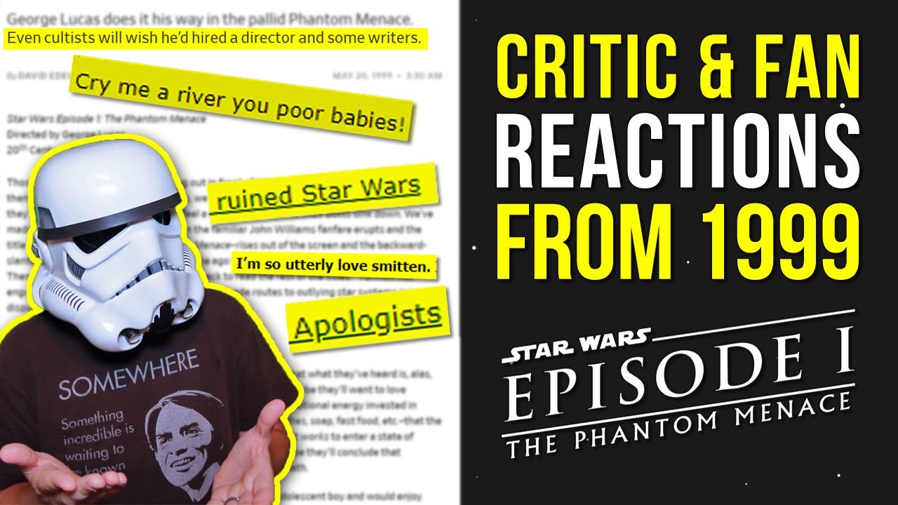 Отзывы критиков и фанатов о фильме 1999 года — ЗВЁЗДНЫЕ ВОЙНЫ: Скрытая угроза | 20-я годовщина