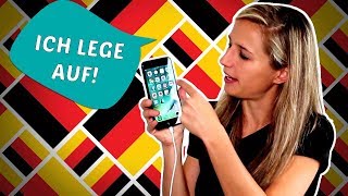 Ich lege auf! / Geh an dein Handy ran! - German Vocabulary for your PHONE