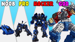 Pinker Lab | Mecha Run (NOOB vs PRO vs HACKER) screenshot 3