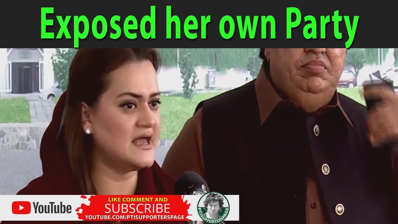 Maryam Aurangzeb exposed her own party | Maryam Aurangzeb bashing PMLN Lolzzzz