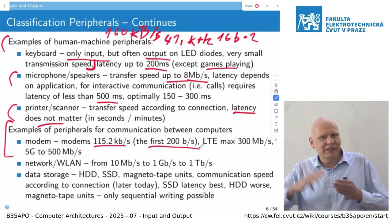 dr. P. Píša: Computer Architectures (B35APO) – Input and Output [07, LS 24/25]