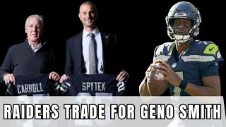 BREAKING: Raiders trade for former Seahawks QB Geno Smith