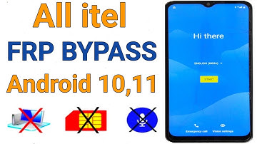 All itel Frp Bypass android 10 2022 without pc || itel Frp Bypass youtube update Fix || new trick