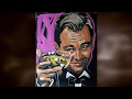 Dancing Painter Show &quot;Jay says&quot;Cheer&quot;, a portrait of Leonardo DiCaprio as Jay Gatsby