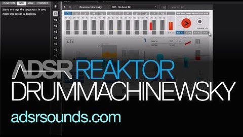 NI Reaktor - Using Drummachinewsky - How to Tutorial