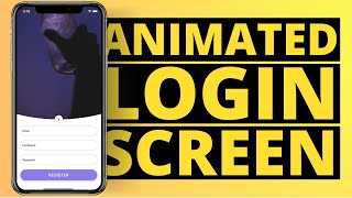 Animated Login Form in React Native (#2 Animations)