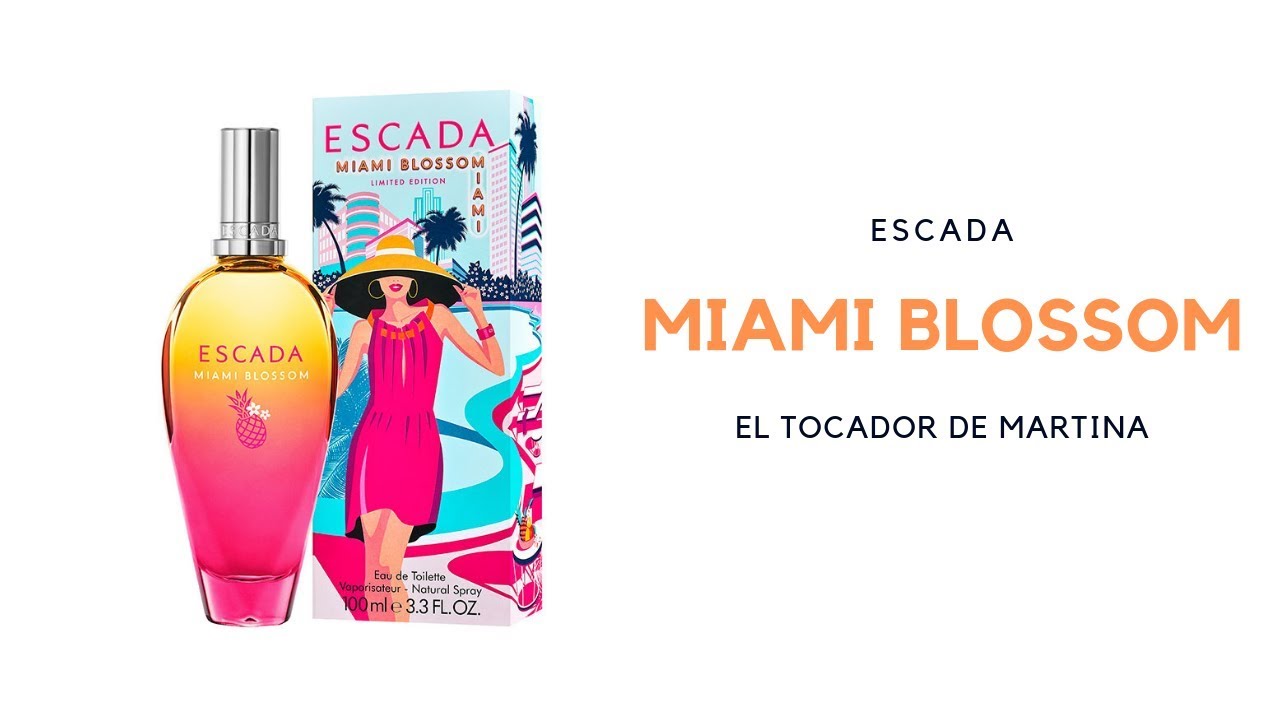 Escada blossom. Эскада Майами блоссом. Духи Escada Miami Blossom. Miami Blossom Escada 100 мл. Эскада Майами блоссом Рени.