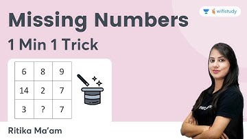 Missing Numbers | 🔥1 min 1 Trick👆👆 #shorts #ritikamam