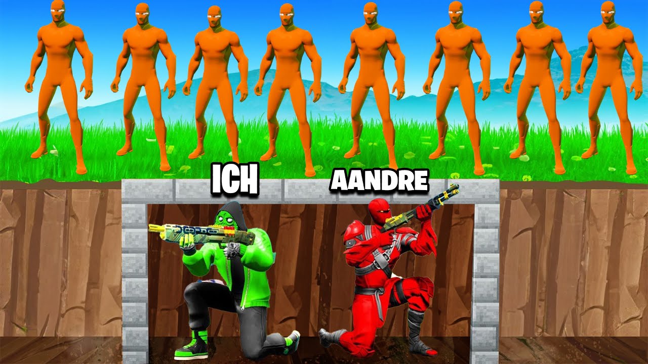 SICHERSTE BASE vs. 99 BRONZE SPIELER in Fortnite!