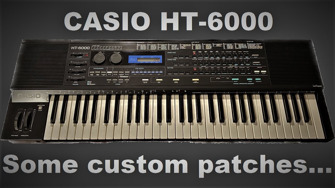 DeepDive: Synth Edition - Casio HT-6000 - YouTube