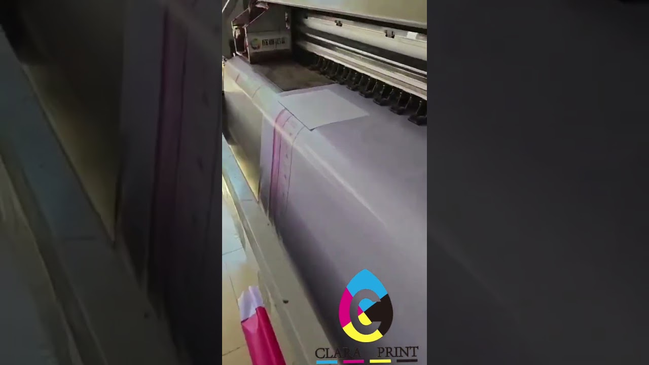 konica 512i print head test video