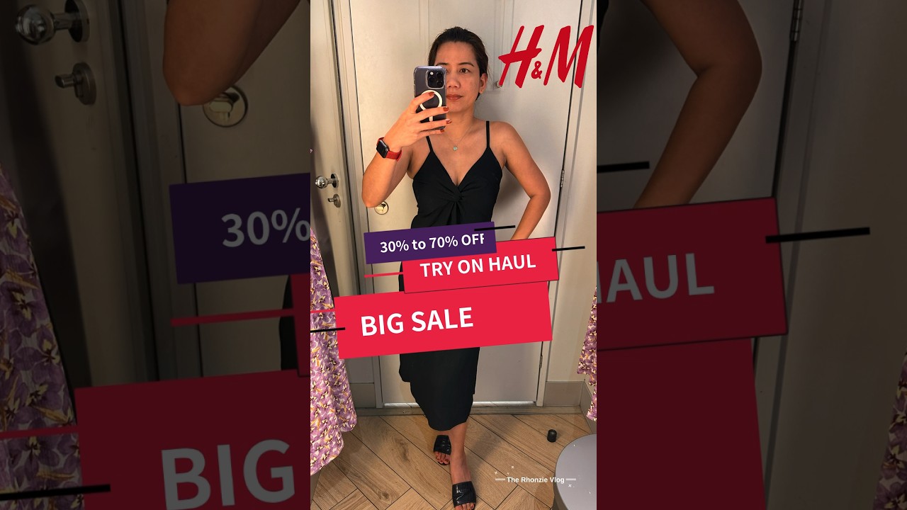 H&M UAE Summer Sale 2023 Try on Haul 
