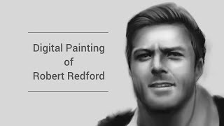 Digital Drawing - Soft Brush - Robert Redford screenshot 5