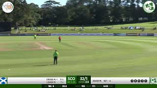 LIVE CRICKET - Ireland v Scotland GS Holding T20 Tri Series