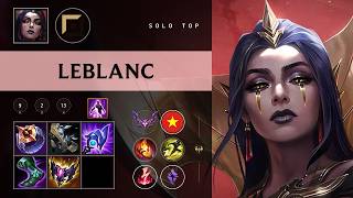 LeBlanc Top vs Akali - VN Master Patch 26.08