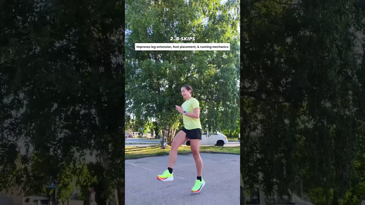 Running Drills 101 — 4 Drills Explained 🏃‍♀️🔥💯 #runningdrills