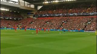 Liverpool fans sing Fields of Anfield Road - CL Semi Final vs Villarreal