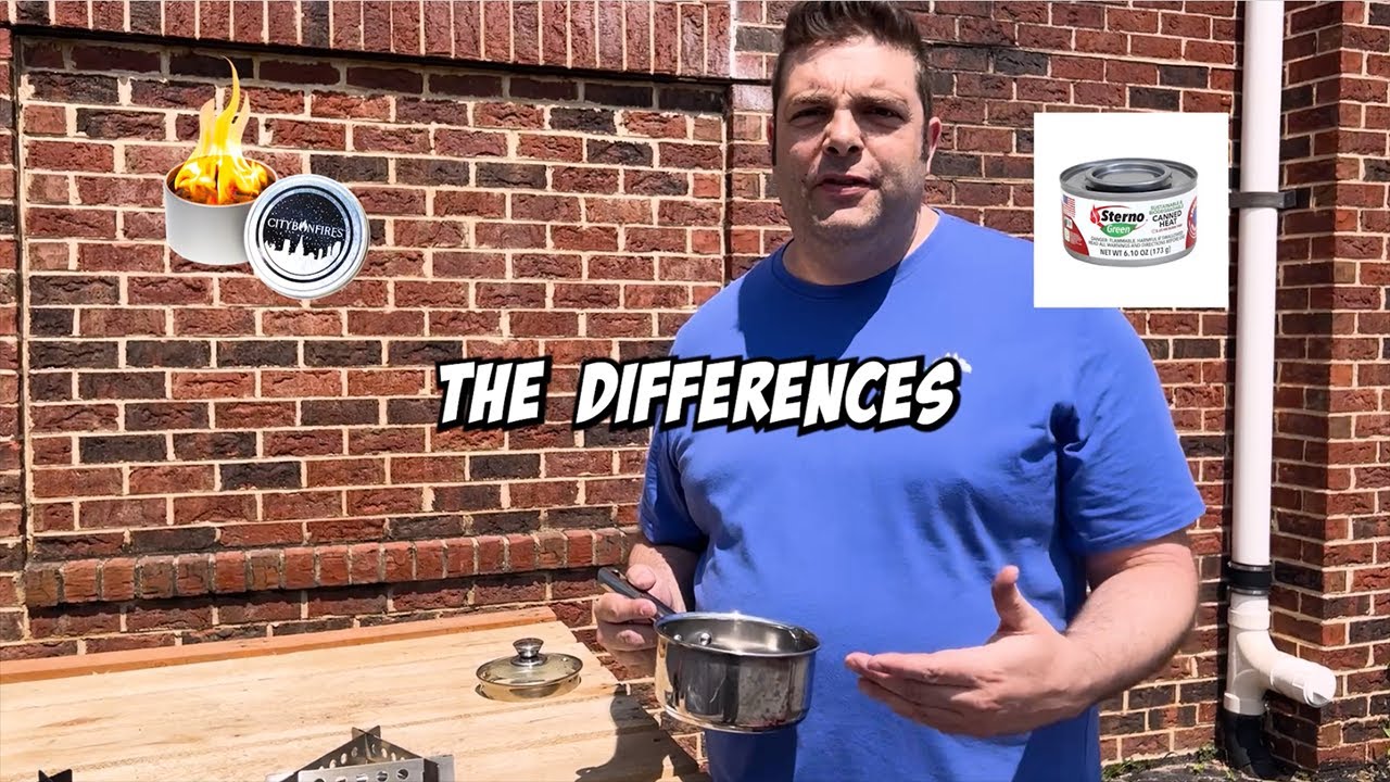 Boiling Water on a City Bonfires Portable Fire Pit VS Gel Chafing Fuel