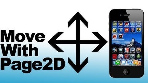 Page2D - Scroll Icons Vertically And Horizontally - iPhone, iPad & iPod Touch