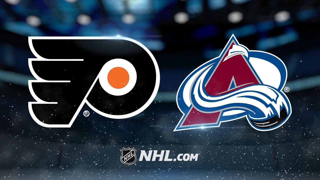 Flyers score four unanswered goals in 3rd to beat Avs - YouTube