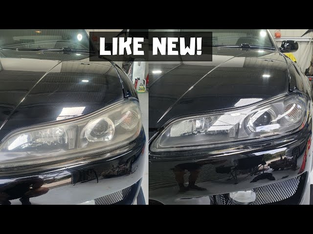 How to restore peeled headlight clear coat, how to remove peeled clear coat,  Faded headlight ALIMECH 