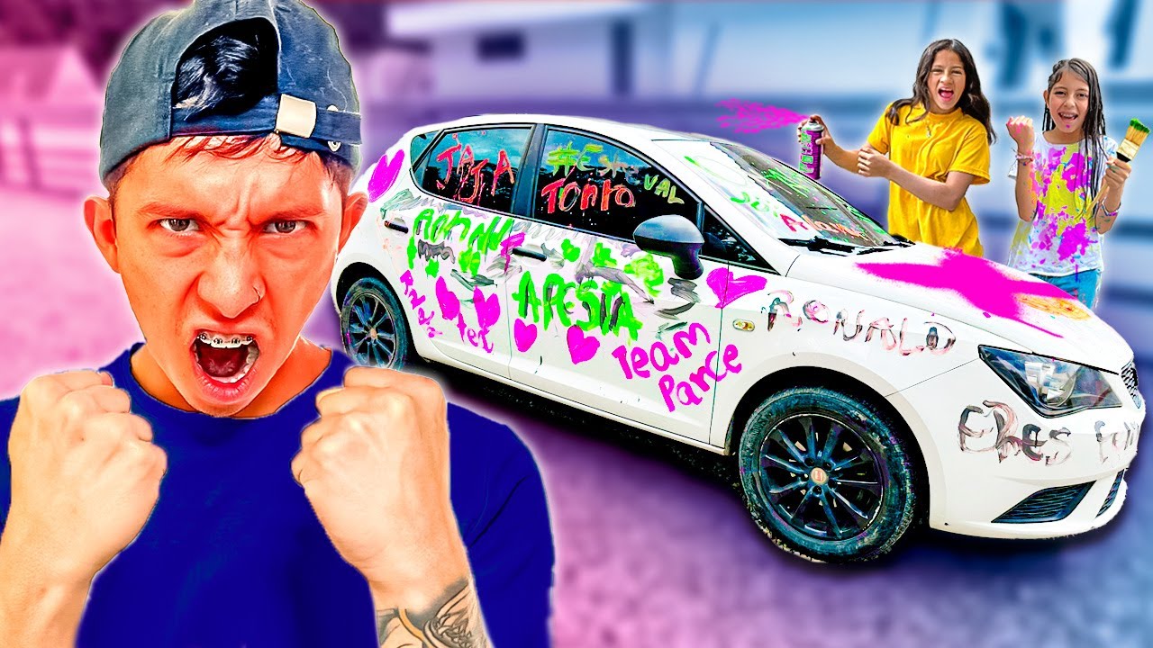 PINTAMOS el AUTO NUEVO de @RONALD MC DONALDS  ** Explota de IRA ** Broma Pesada