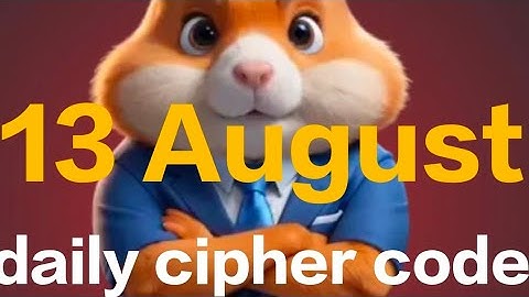 Hamster kombat daily cipher code 13 August
