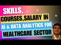 Skills, Courses, Job Role and Salary for AI and Data Analytics for Healthcare Career