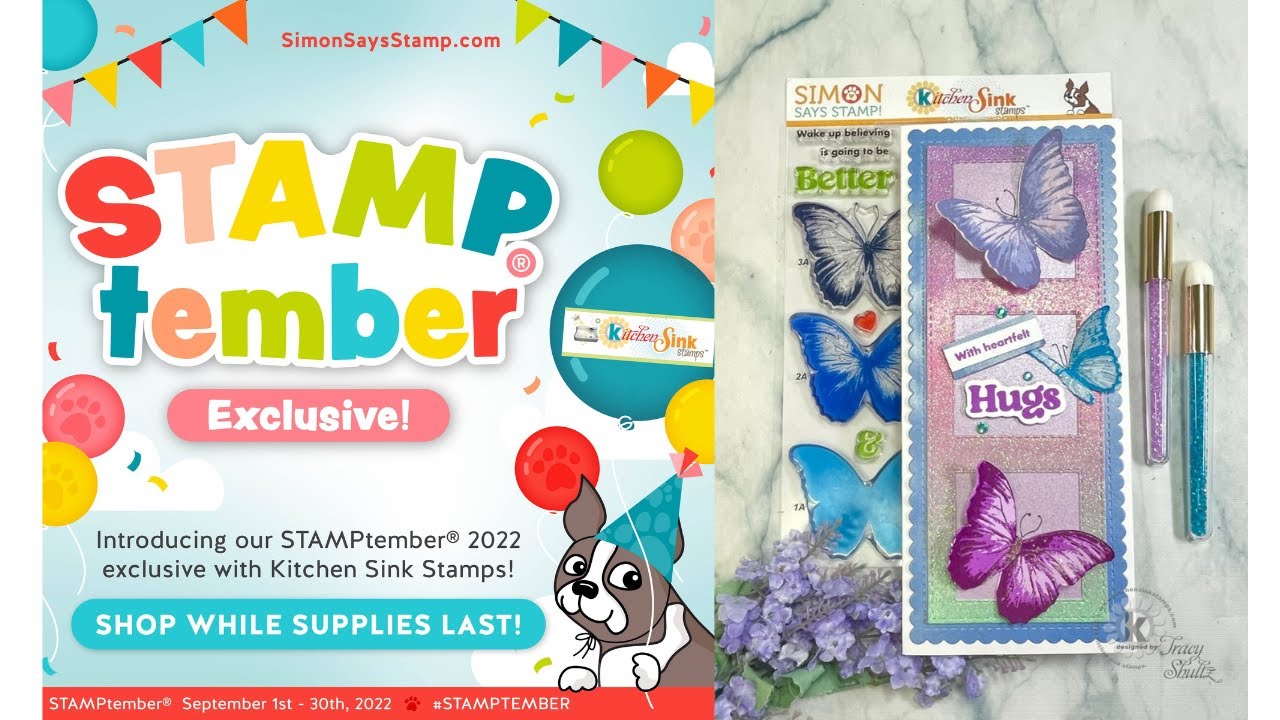 STAMPtember Kitchen Sink Stamps Exclusive Stamp Set stamptember 